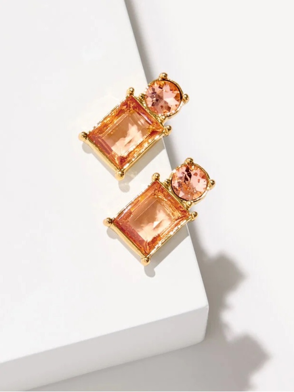 NWT Talbots GRACE DROP EARRINGS JASPER GOLD